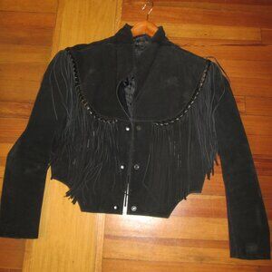 Leather Gallery Fringed Jacket sz L
